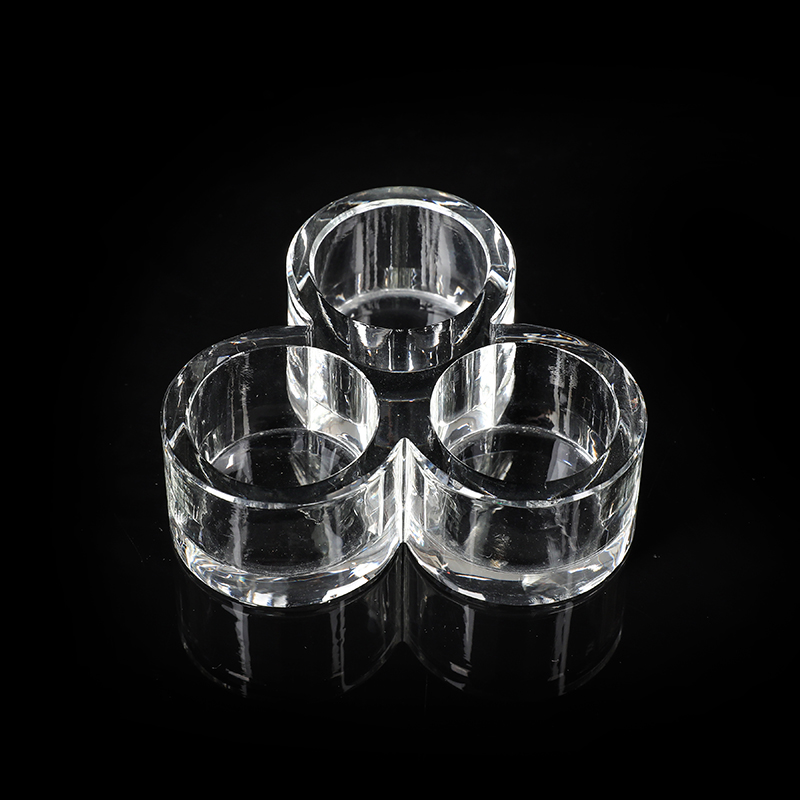 Crystal Round Multi-head Candle Holder