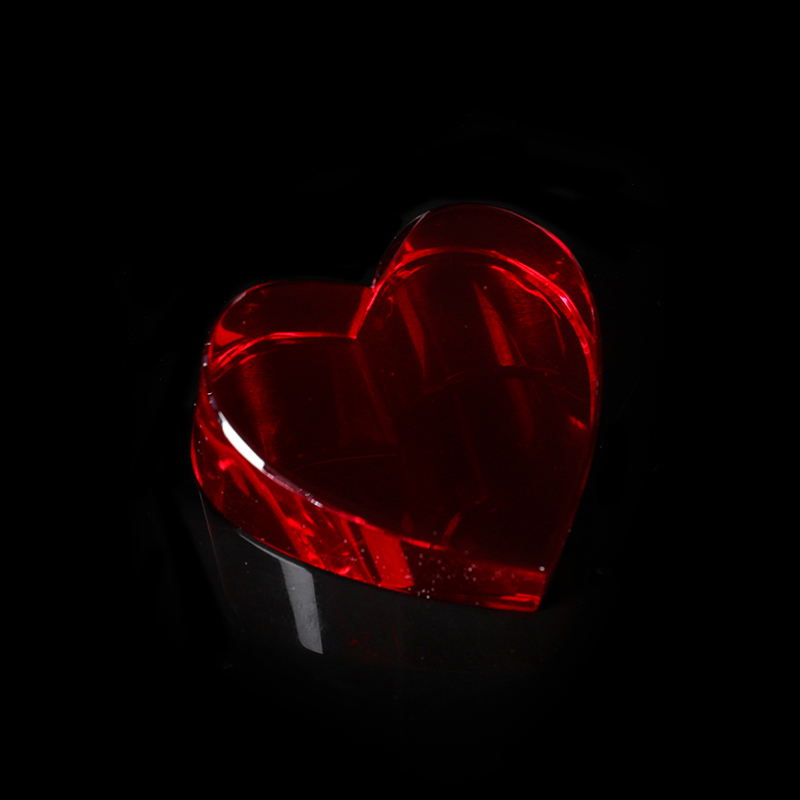 Red Crystal Paperweight Ornament