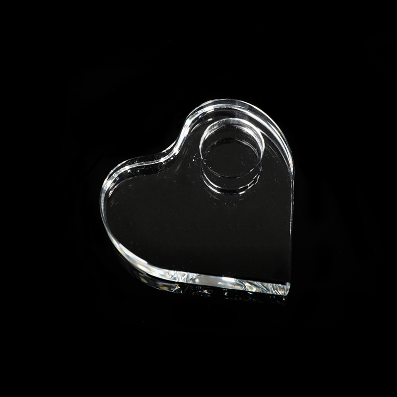 Glass Love Clock Decorate