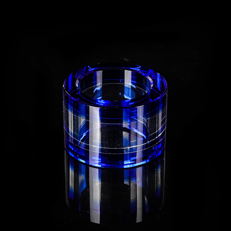 Crystal Glass Patchwork Napkin Ring