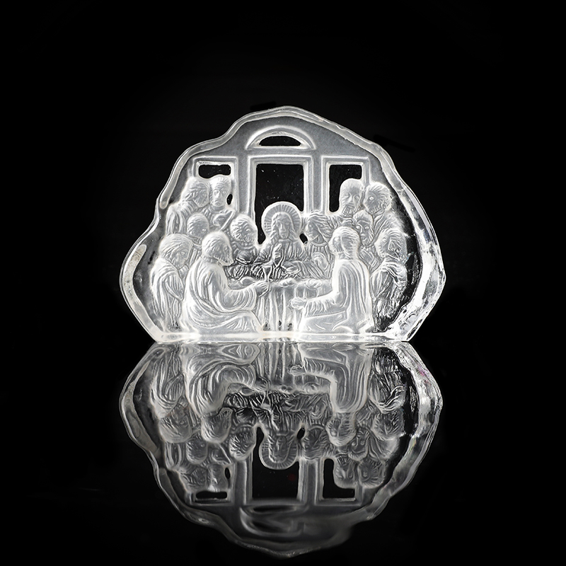 Christian Gift Transparent Crystal Ornaments